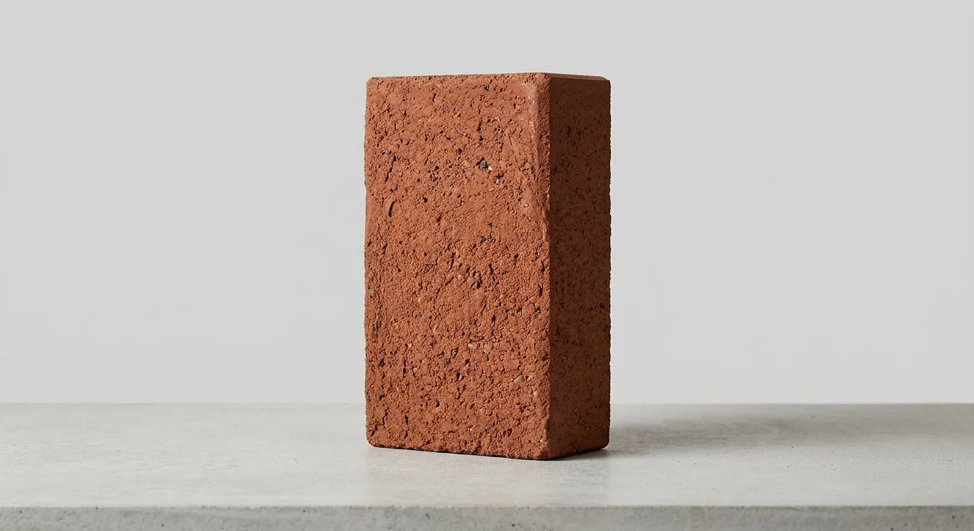 Red clay face brick